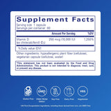 Pure Encapsulations vista lateral de la etiqueta con ingredientes y pureza, claridad informativa