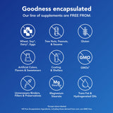 Pure Encapsulations etiqueta con lista de tocopheroles y beneficios claros