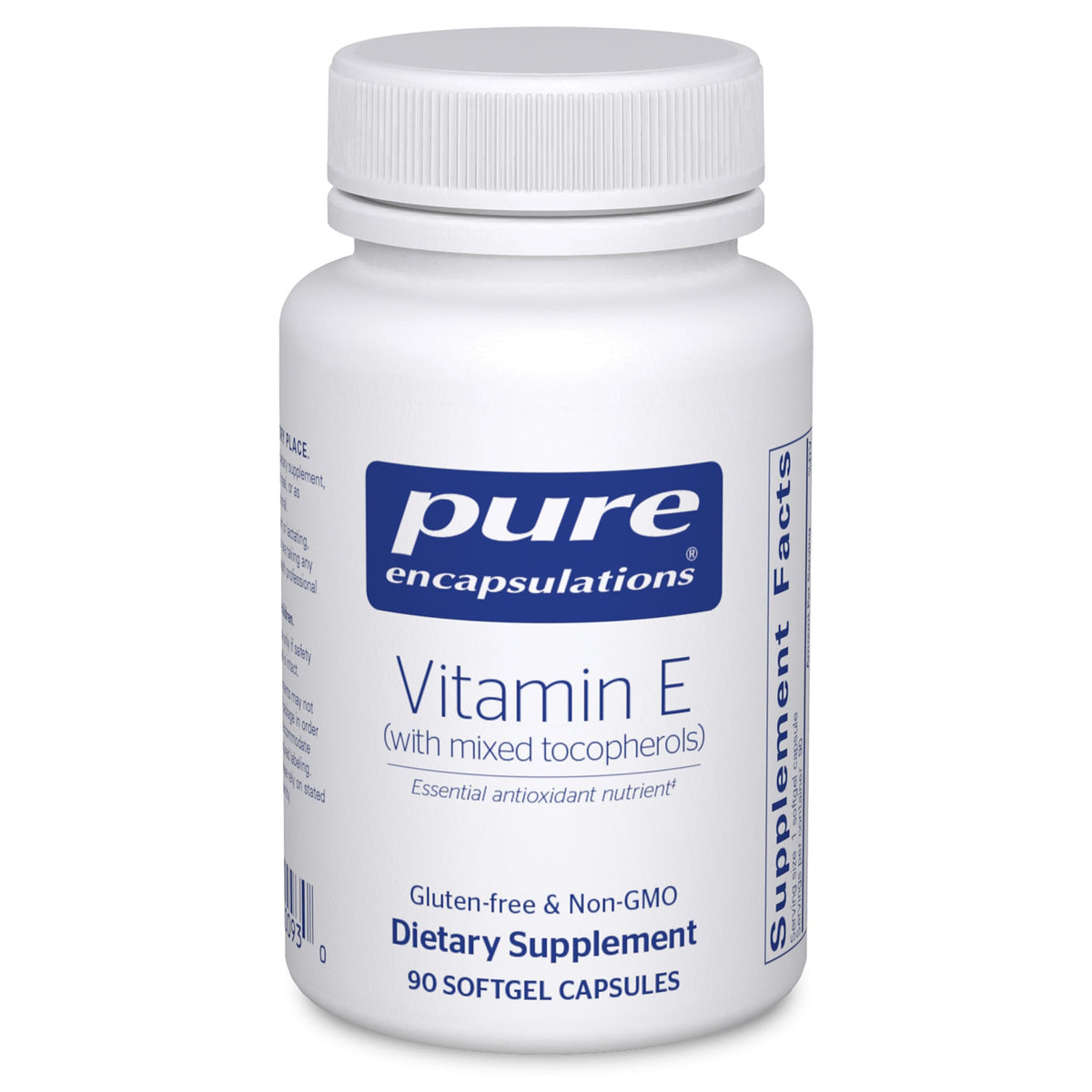 Pure Encapsulations frente del envase mostrando el producto y confianza
