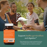 Pure Essence Candex etiqueta con lista de ingredientes, transparencia y calidad del producto