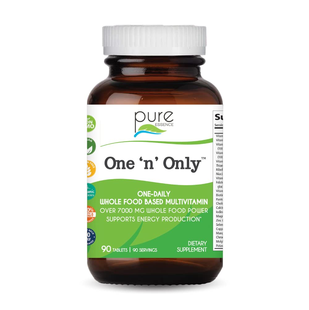 PURE ESSENCE LABS envase frontal de One n Only mostrando la marca y beneficio diario
