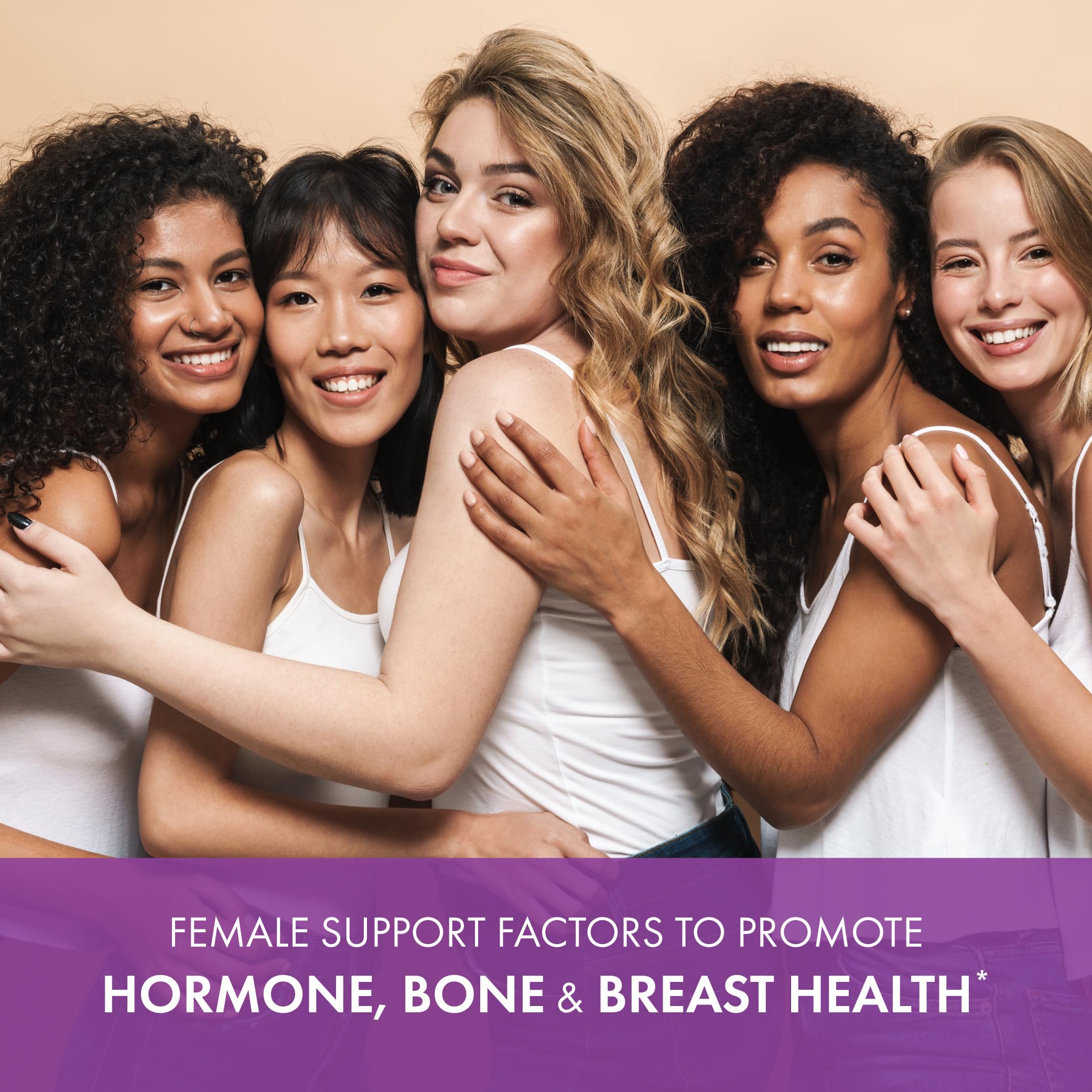 PURE ESSENCE LABS ingredientes herbales reunidos para soporte femenino