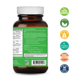 PURE ESSENCE LABS primer plano de tabletas para ver textura y tamaño, fácil de tragar