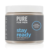 Pure for Men envase frontal mostrando la fórmula vegana y beneficios