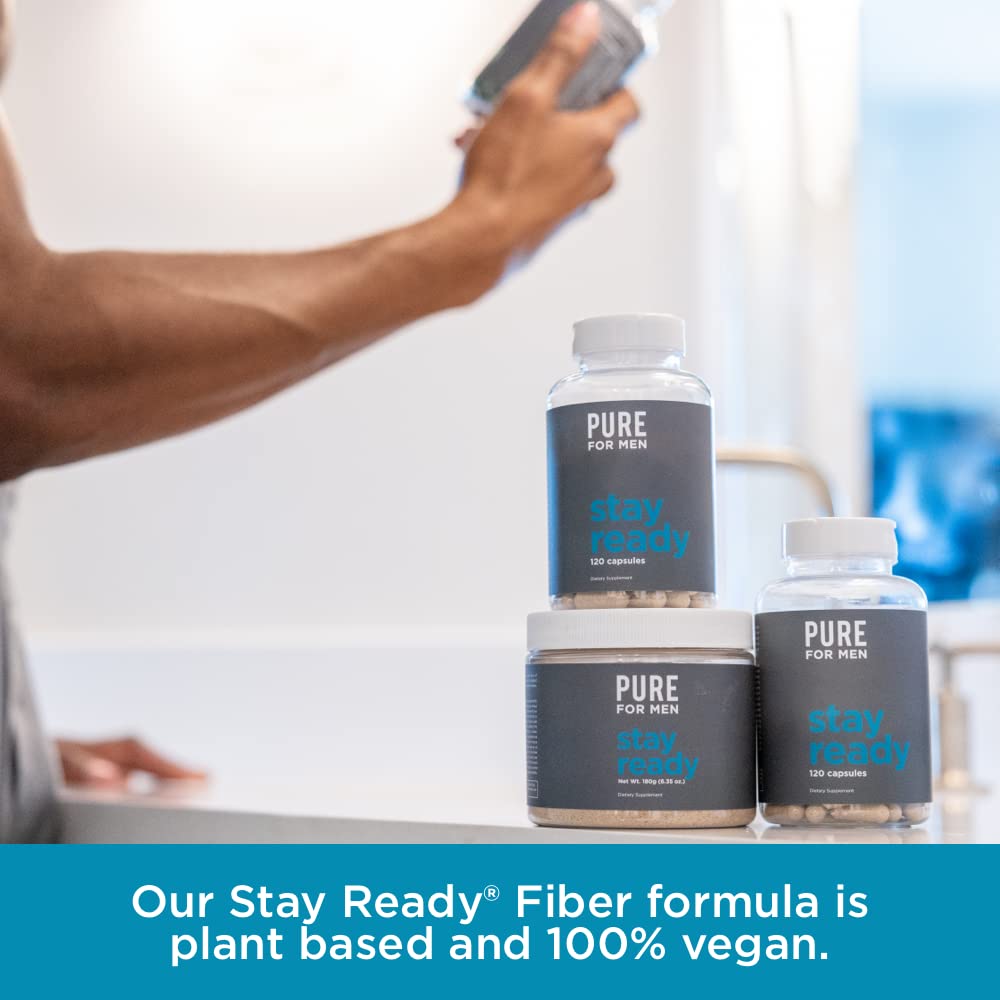Pure for Men en baño moderno mostrando rutina diaria y comodidad