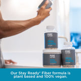 Pure for Men en baño moderno mostrando rutina diaria y comodidad