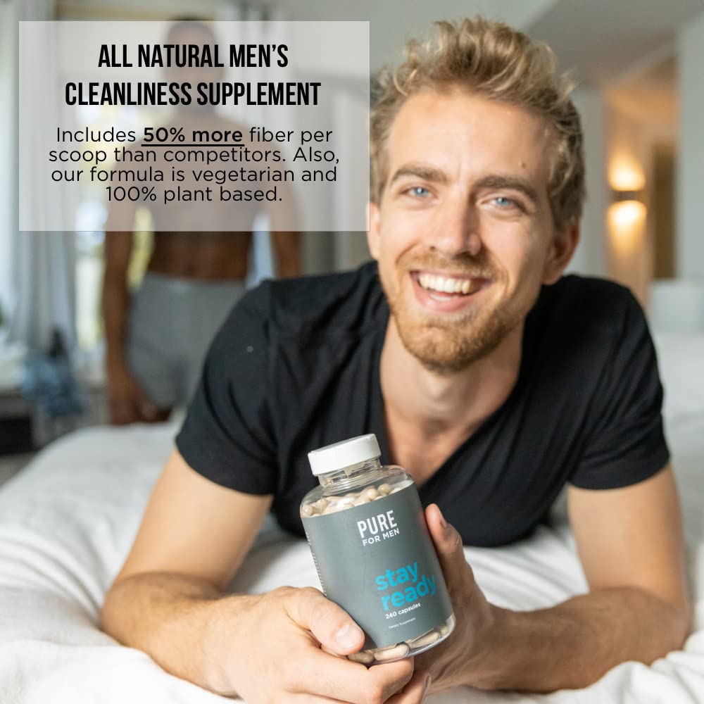 Pure for Men etiqueta nutricional clara para información del usuario