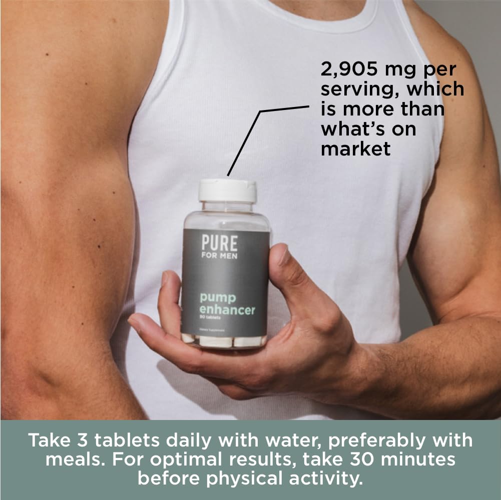 Pure for Men uso en gimnasio antes del entrenamiento mejora energía