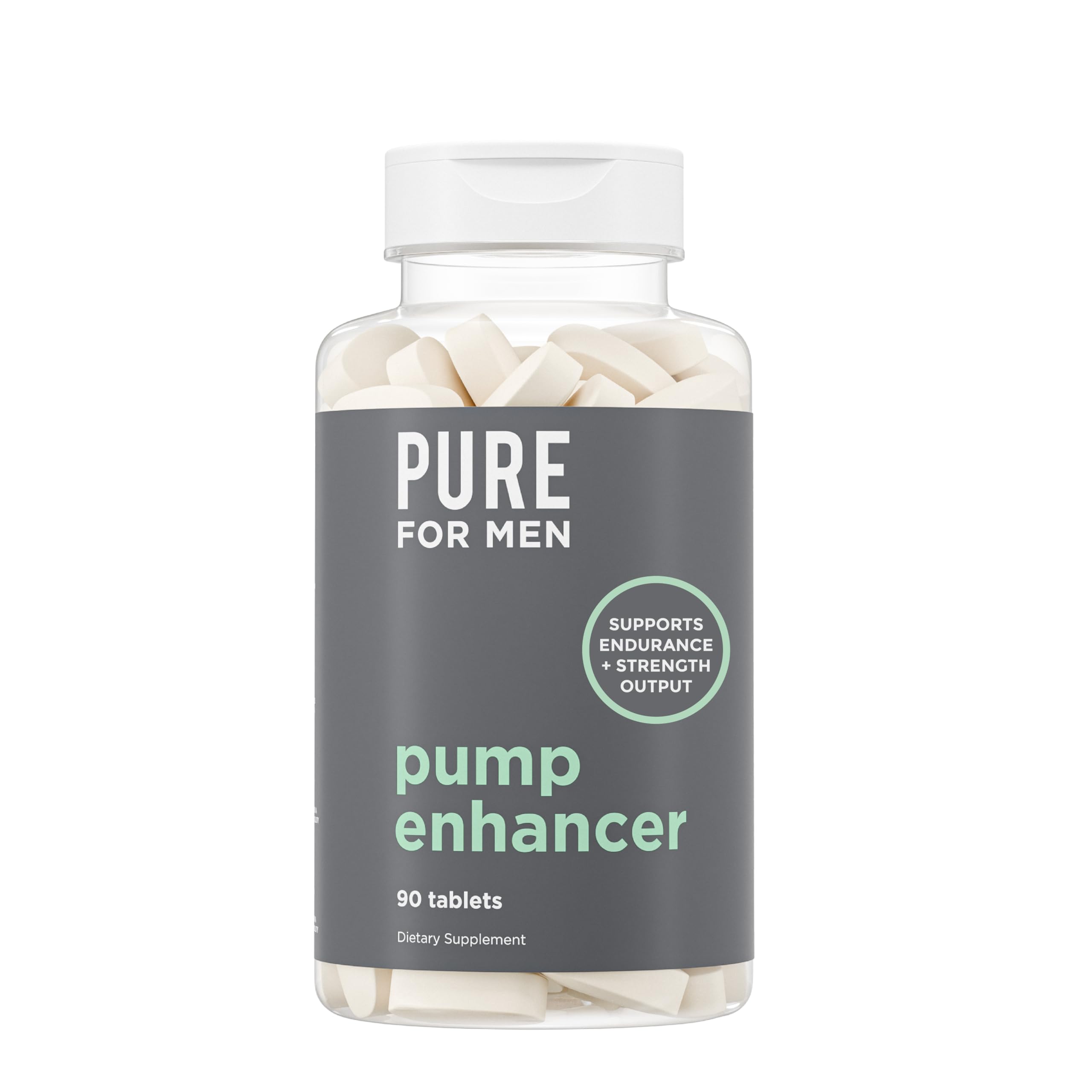 Pure for Men envase frontal mostrando presentación y beneficios