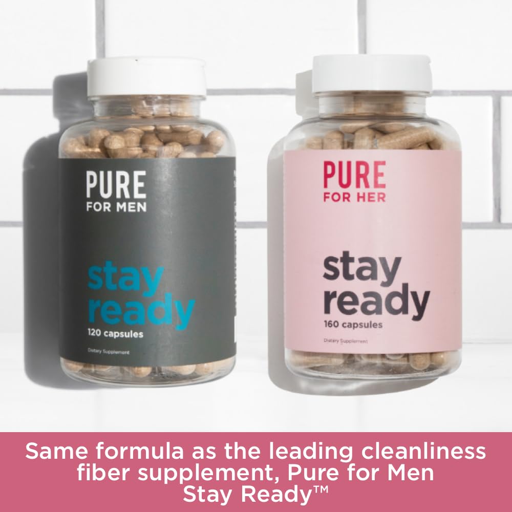 Pure for Men etiqueta con ingredientes y sin aditivos artificiales