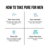 Pure for Men uso matutino en batido para control de apetito