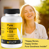 pure formulated empaque lateral con información nutricional legible