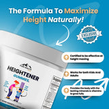 PURE HEALTH MAX etiqueta con lista de ingredientes y beneficios visibles