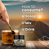 Pure Health Max etiqueta con información de minerales y origen Himalaya