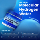 PURE HEALTH MAX tableta disolviéndose en agua con efervescencia para hidratación rápida