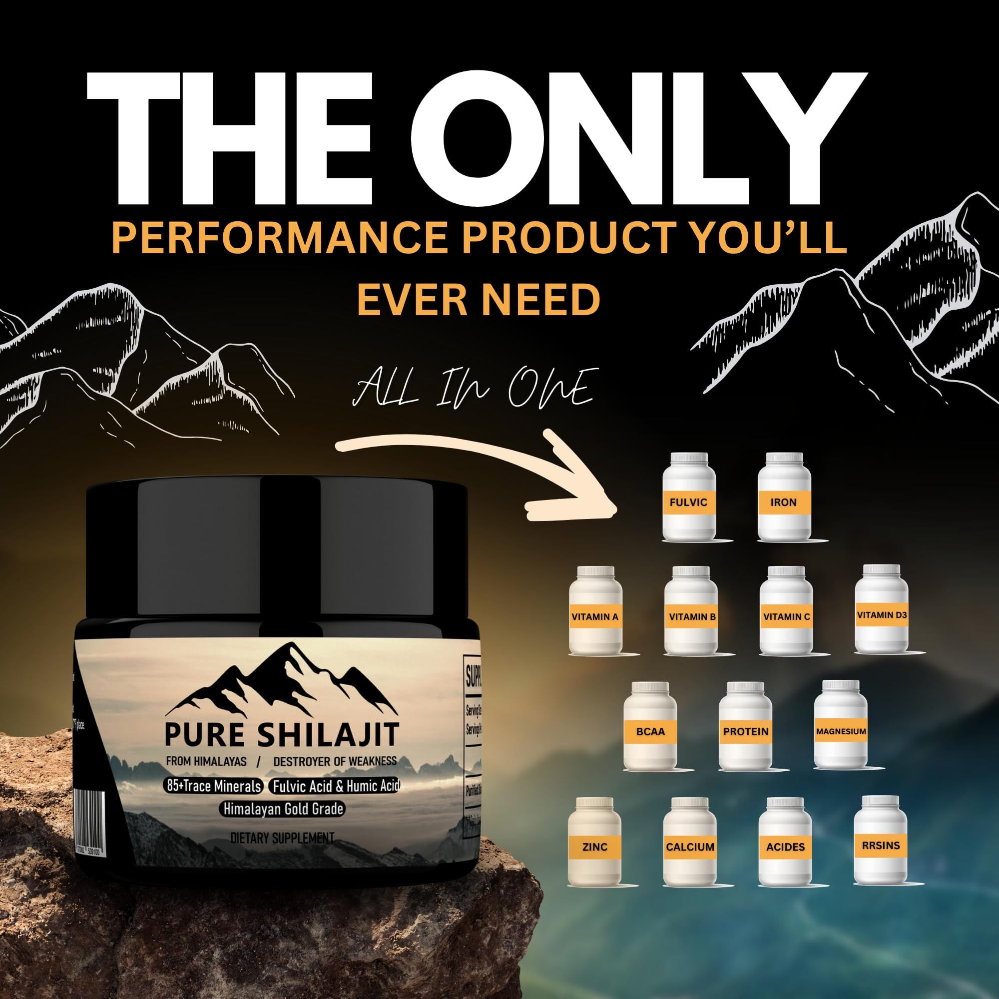 Pure Health Max comparación de tamaño 30g para referencia de porciones