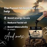 Pure Health Max primer plano de la textura de la resina mostrando concentración