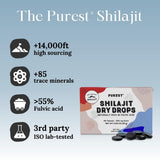 Pure Himalayan Shilajit certificados de laboratorio que avalan pureza y análisis