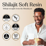 Pure Himalayan Shilajit cucharita dosificadora incluida para medición precisa