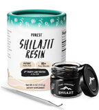 Pure Himalayan Shilajit envase frontal mostrando pureza y sello