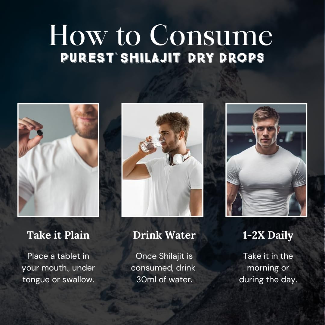 Pure Himalayan Shilajit detalle de textura de la gota seca, alta concentración