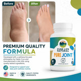 PURE LIFE NATURAL frasco en entorno lifestyle que sugiere movilidad activa