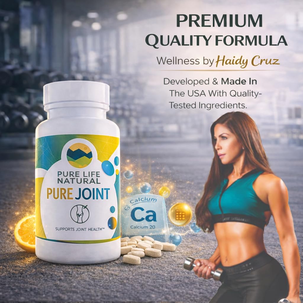PURE LIFE NATURAL etiqueta nutricional en primer plano con información clara