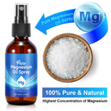 Pure Magnesium Oil Spray detalle del rociado y textura ligera para aplicación rápida