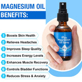 Pure Magnesium Oil Spray uso en pies demostrando aplicación localizada y comodidad