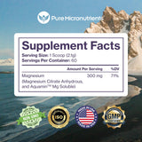 Pure Micronutrients primer plano de la etiqueta mostrando ingredientes
