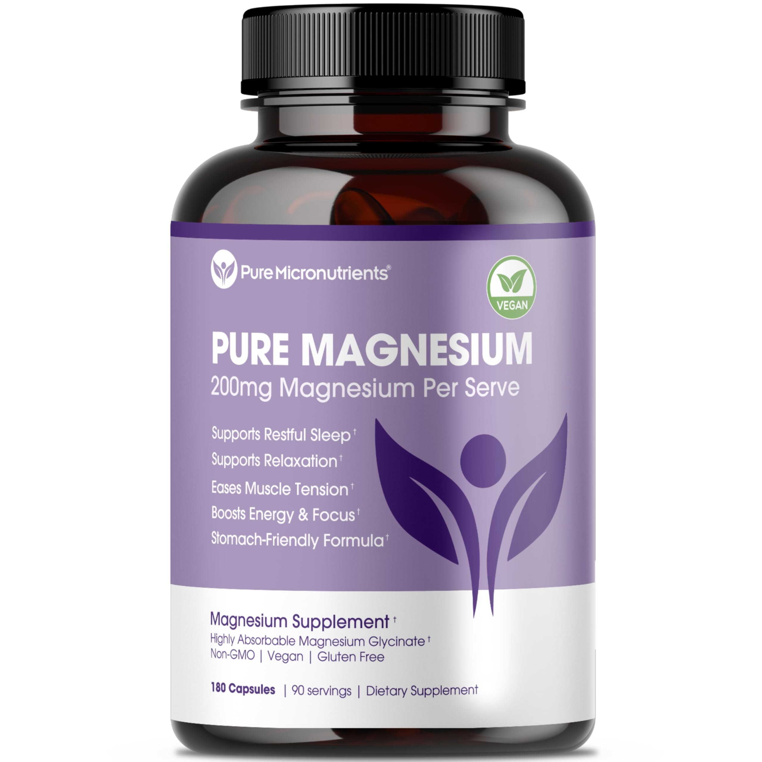 Pure Micronutrients botella frontal mostrando envase y cantidad, confianza de marca