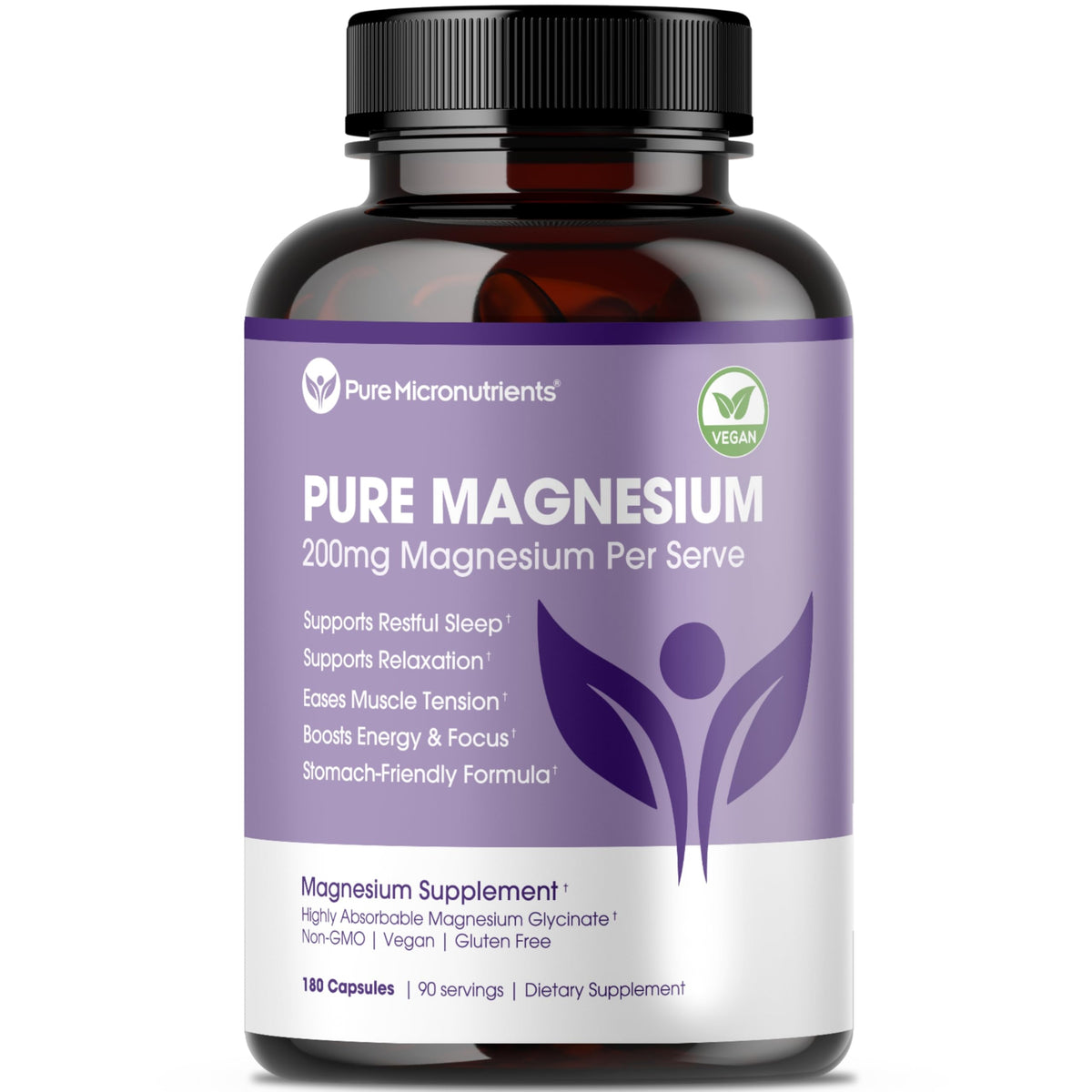 Pure Micronutrients botella frontal mostrando envase y cantidad, confianza de marca