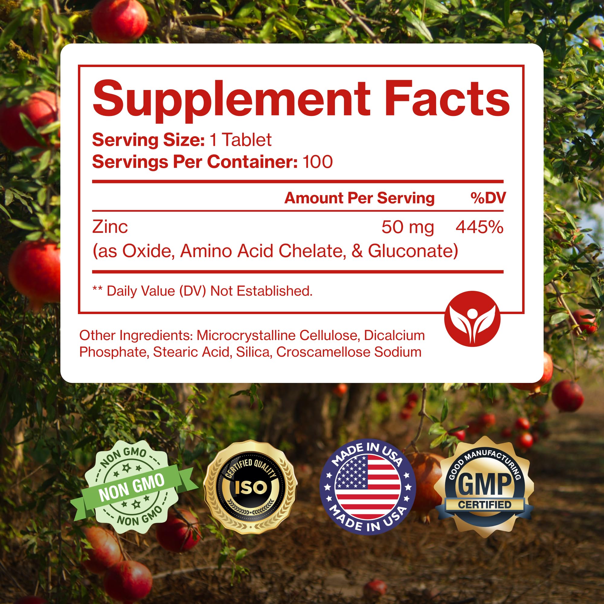 Pure Micronutrients etiqueta de ingredientes y certificados, transparencia y calidad