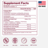 Pure Micronutrients gráfico de cepas Lactobacillus, fórmula específica para pH