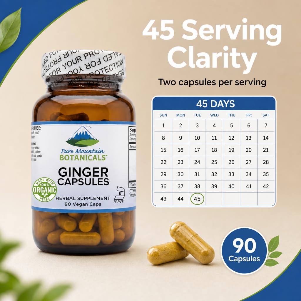 Pure Mountain Botanicals caja abierta con cápsulas listas para uso diario