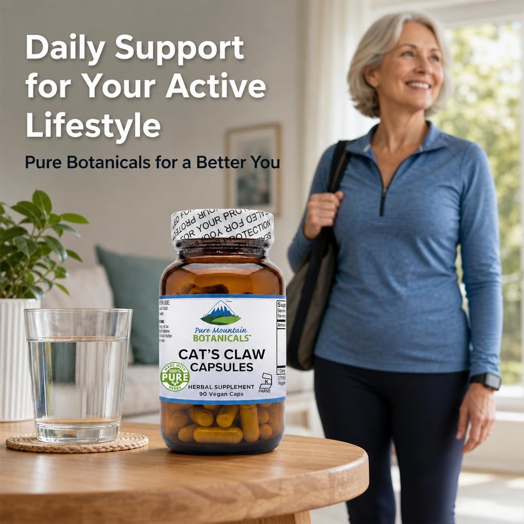 Pure Mountain Botanicals cápsula vegetal comparada junto a moneda para escala y facilidad