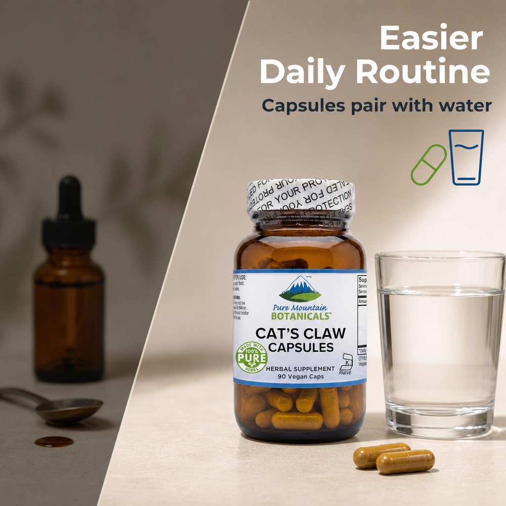 Pure Mountain Botanicals corteza de Una de Gato recolectada en Perú con origen ético