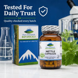 Pure Mountain Botanicals etiqueta con sellos USDA Organic y Kof-K visibles