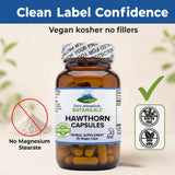 Pure Mountain Botanicals etiqueta con certificaciones NSF GMP y USDA Organic visibles