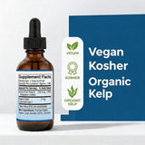 Pure Mountain Botanicals etiqueta con lista de ingredientes y sellos de calidad