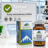 Pure Mountain Botanicals frasco de vidrio ámbar que protege el producto