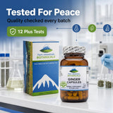 Pure Mountain Botanicals raíz de jengibre seca como fuente orgánica del suplemento