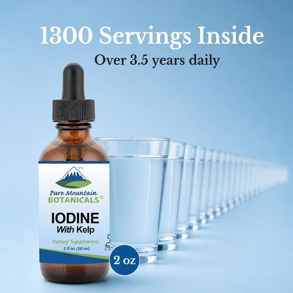 Pure Mountain Botanicals gota añadida a un vaso de agua para consumo fácil