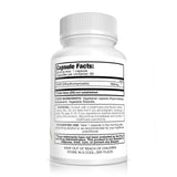 Pure Nootropics primer plano de una cápsula mostrando textura y tamaño