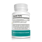 Pure Nootropics cápsula vegetariana primer plano detalle y textura segura
