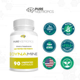 Pure Nootropics comparación de tamaño en mano para dosificación clara