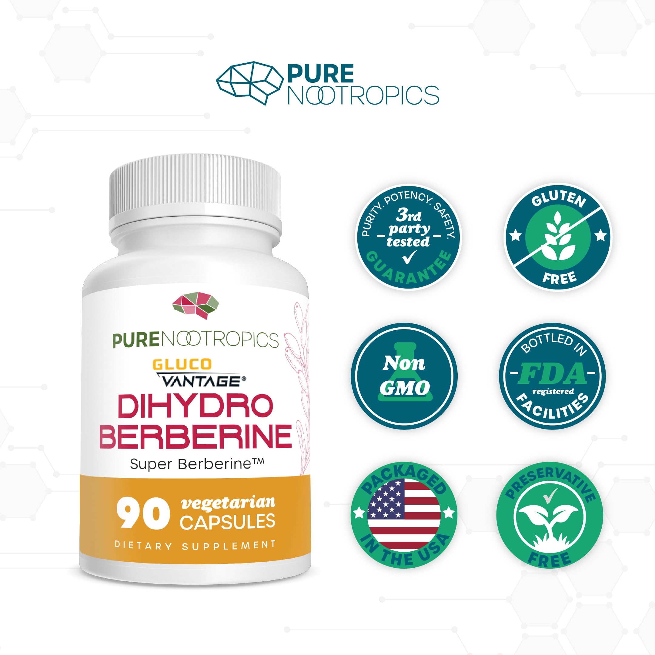 Pure Nootropics envase en ambiente cotidiano estilo vida saludable