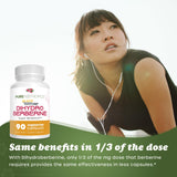 Pure Nootropics polvo finamente procesado que sugiere pureza