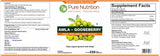 Pure Nutrition detalle de cápsula vegetal enfatizando formulación vegana