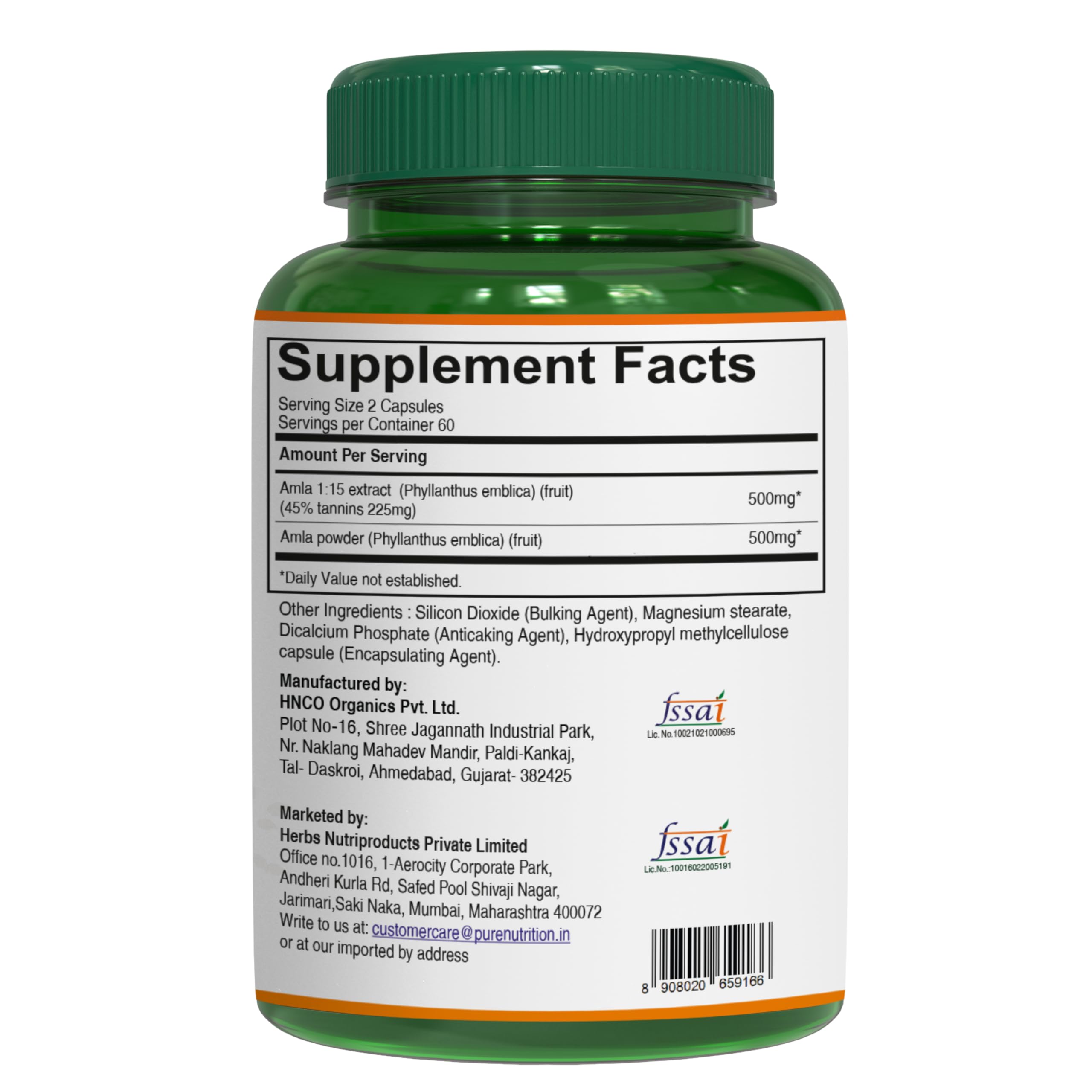 Pure Nutrition fruto de Amla fresco y seco para mostrar origen natural
